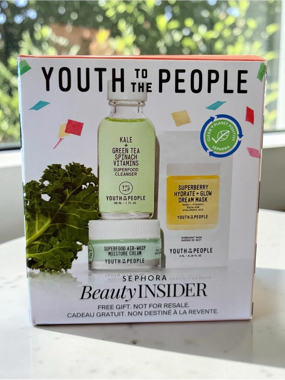 💎 SEPHORA Youth To The People Beauty Insider Birthday Gift 3 Piece Set New